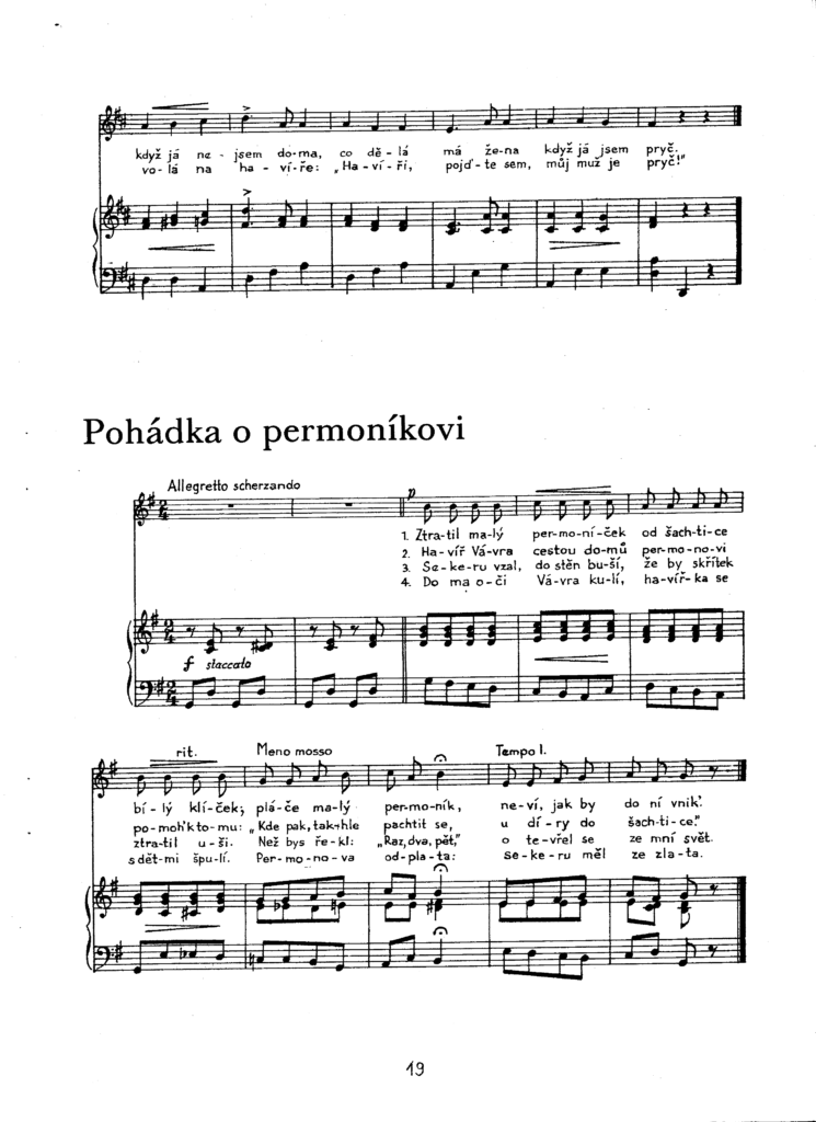 Co dělá má žena, 2. strana + Pohádka o permoníkovi